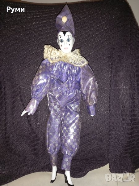 Кукла керамична мим, снимка 1