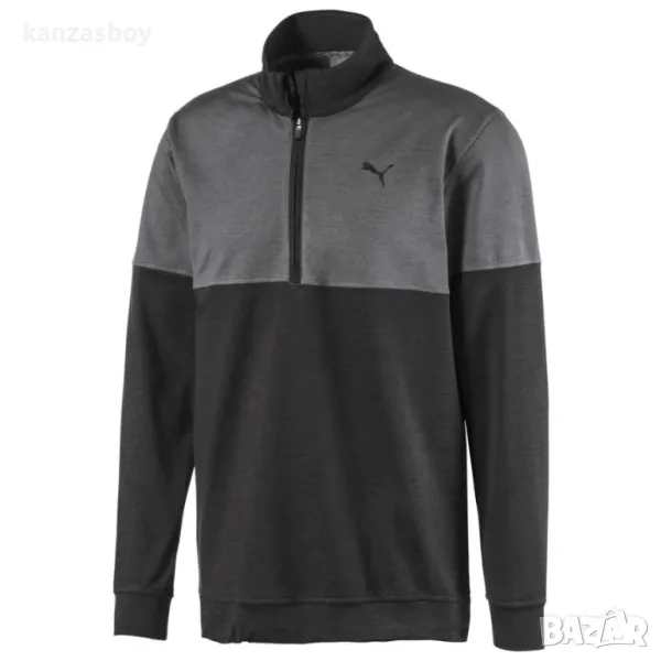 Puma Warm Up 1/4 Zip Golf Pullover - страхотна мъжка блуза КАТО НОВА М, снимка 1