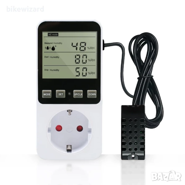 Контролер на влажността, температурен контролер термостатен превключвател за оранжерия, терариум НОВ, снимка 1
