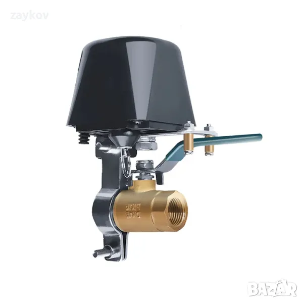 Вентил, Електромагнитен, С регулируема яка (1/4 - 1), За тръби за газ/вода, снимка 1