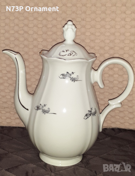 СТАРА ПОРЦЕЛАНОВА КАНА...KARLSKRONA..MADE IN 🇸🇪. , снимка 1