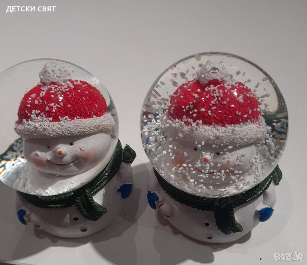 Коледно преспапие и коледна декорация, снимка 1