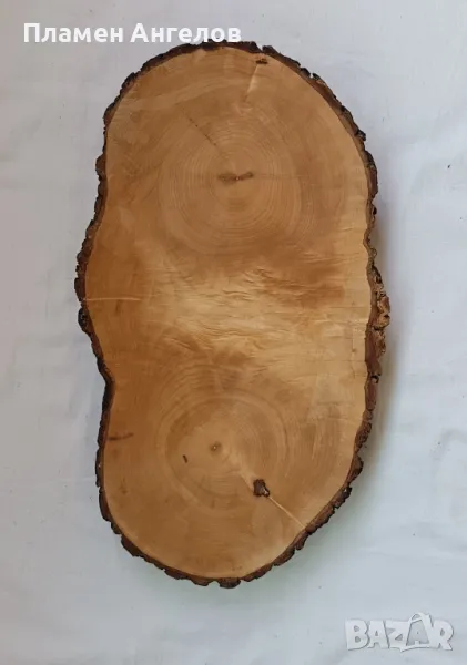 Плато, дъска с кора за поднасяне. , снимка 1