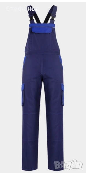 Работен,нов ,мъжки полугащеризон-тъмно син, снимка 1