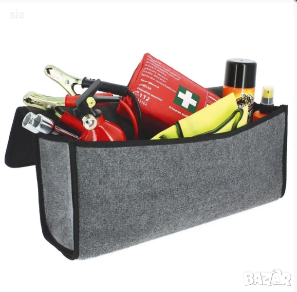 Органайзер за багажник, 50*25см, сив, снимка 1