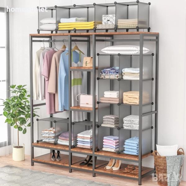 ПРОМОЦИЯ Модулен шкаф за съхранение (20 части) HOMIDEC X001CPXKX9, снимка 1