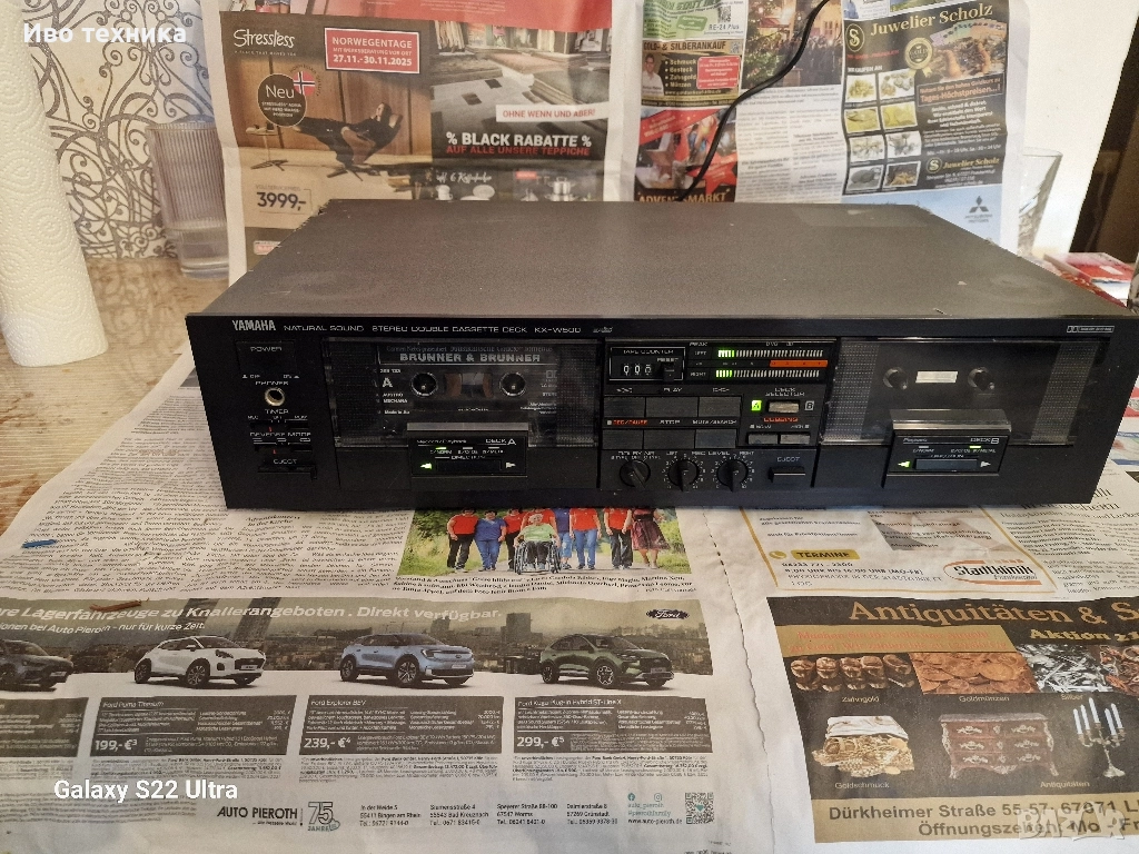 kaseten deck YAMAXA KX W 500, снимка 1