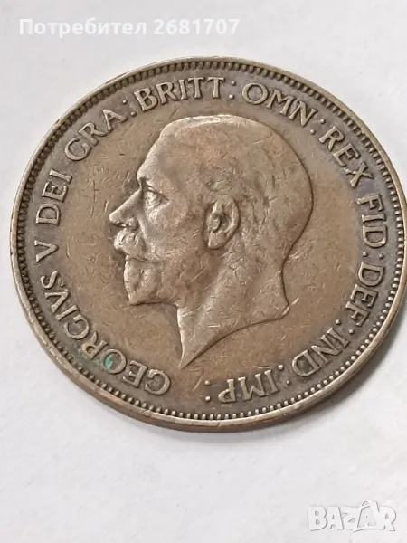 монета 1 пени 1930, снимка 1