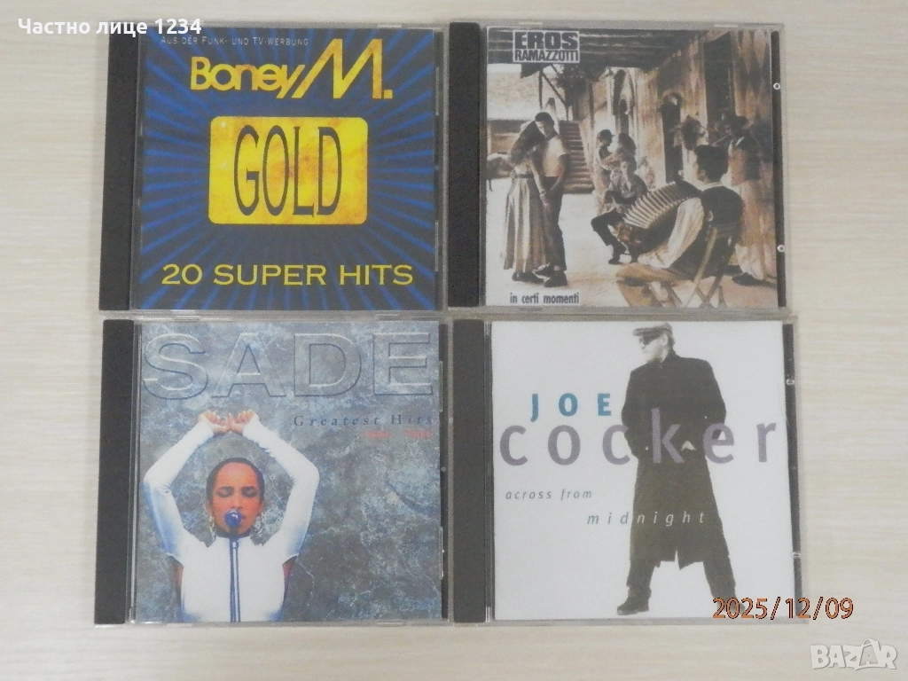 Boney M - Sade - Joe Cocker - Eros Ramazzotti, снимка 1