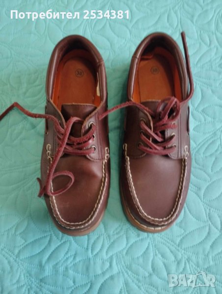 Кожени мокасини, снимка 1