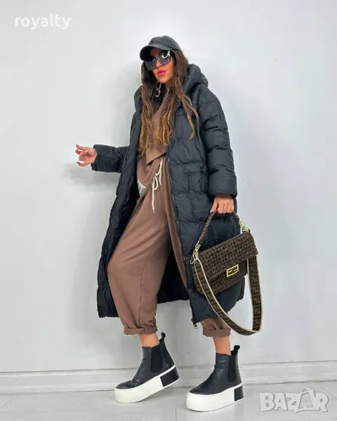 Дълго зимно дамско яке , снимка 1