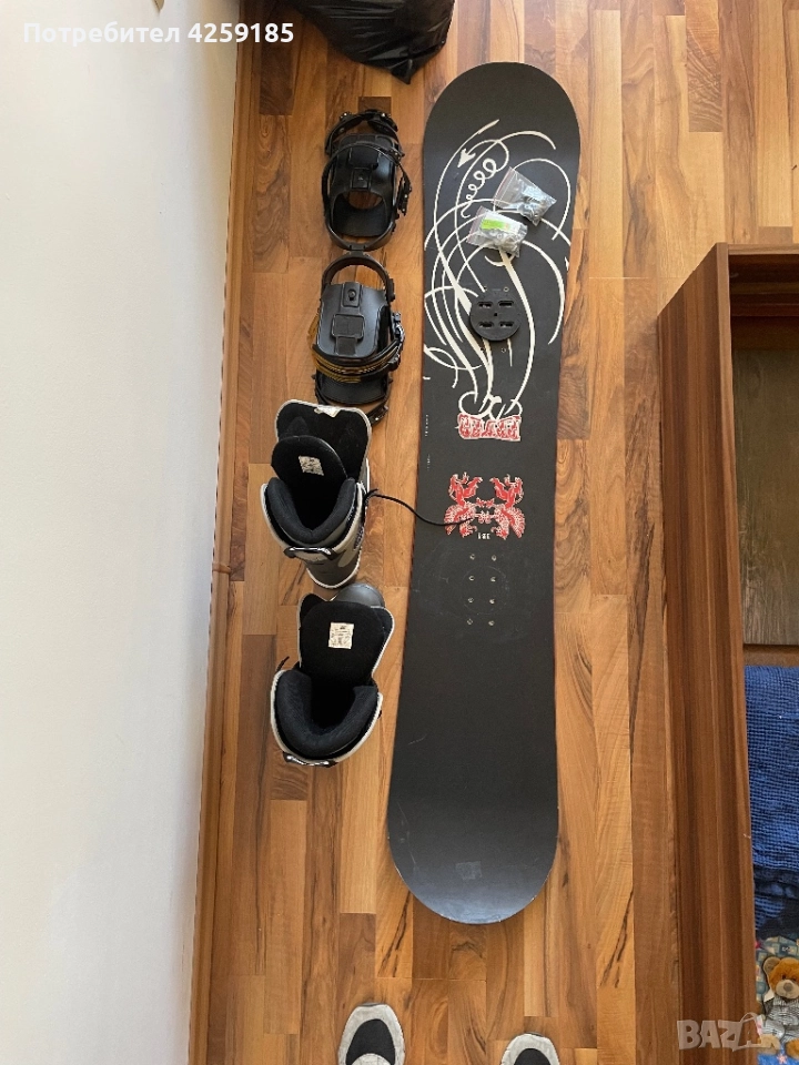 Сноуборд + ботуши 43 номер, снимка 1