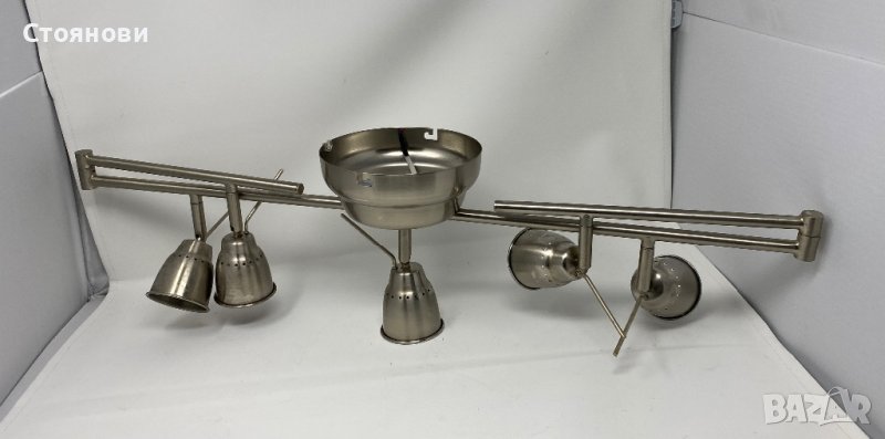 Лампа за таван с лунички 5 бр , 130 см дълга 2 рамена, снимка 1