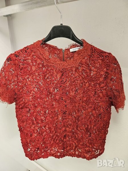 Червена блузка Zara ❤️, снимка 1