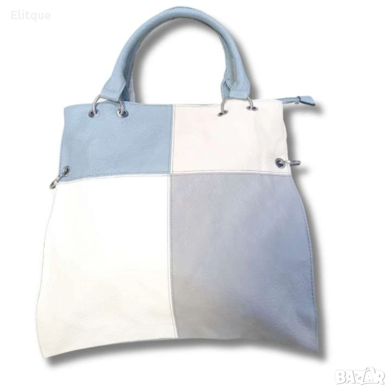 Стилна к. цветна дамска чанта, снимка 1