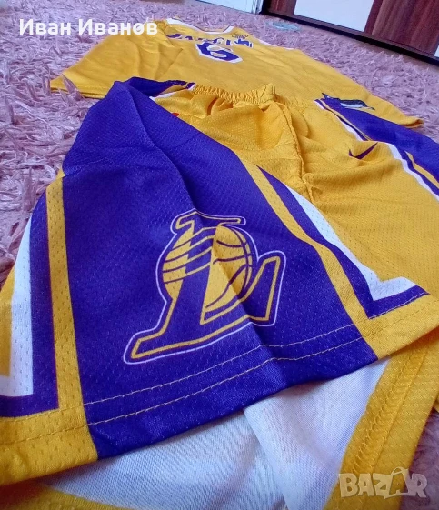 Чисто нов оригинален екип на Los Angelis Lakers - LeBron James, снимка 1