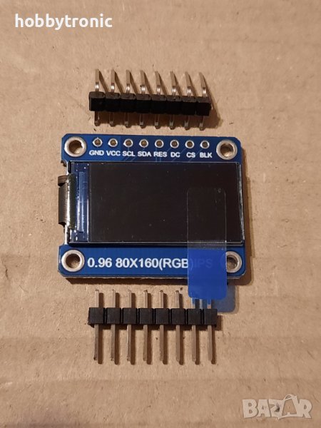 0.96" LCD 80x160 SPI, снимка 1