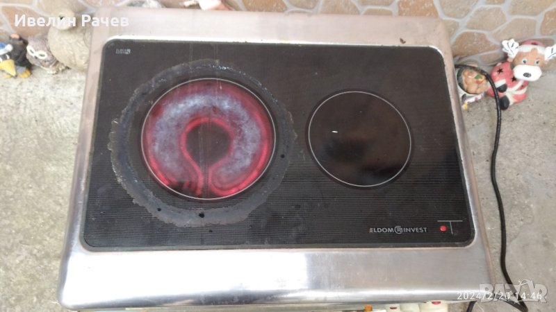 готварска печка елдом с керамични котлони, снимка 1