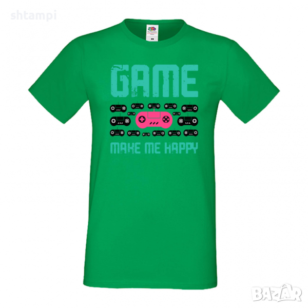 Мъжка тениска Game Make Me Happy, снимка 1