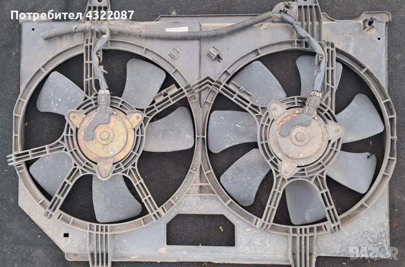 Перка охлаждане NISSAN X-TRAIL Нисан Екс-Трейл 2.5I 165к.с 2003-2007Г, снимка 1