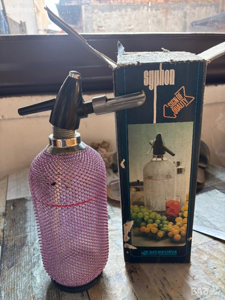 Винтидж бутилка за произвеждане на газирана вода, снимка 1