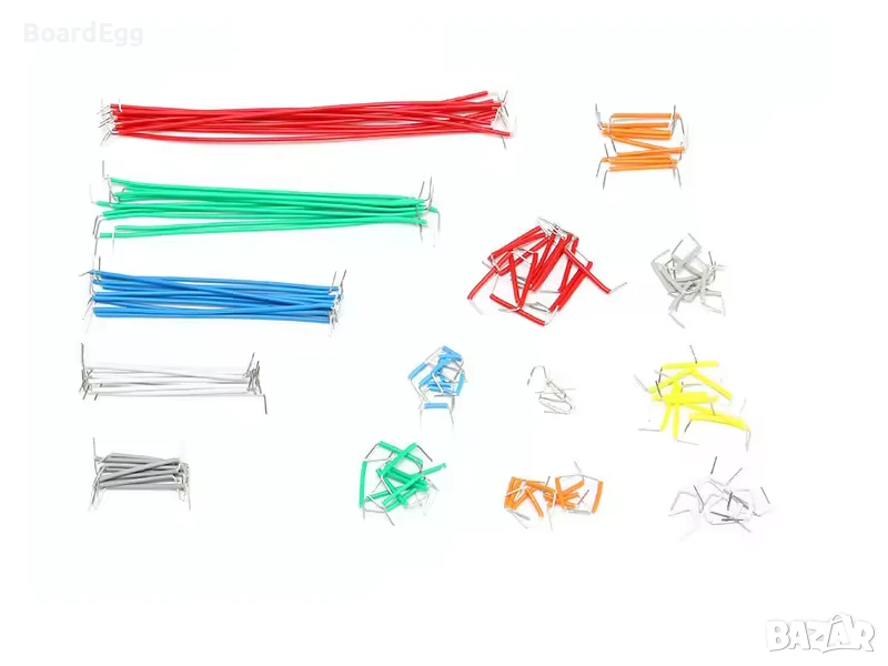П-образни свързващи проводници за развойни платки без запояване - 140 броя, снимка 1