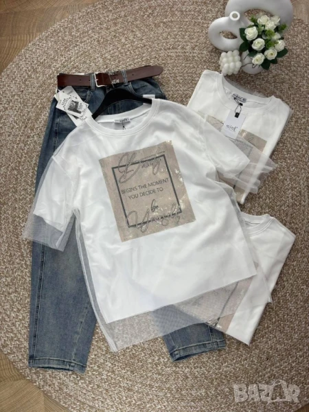 памучни дамски тениски , снимка 1