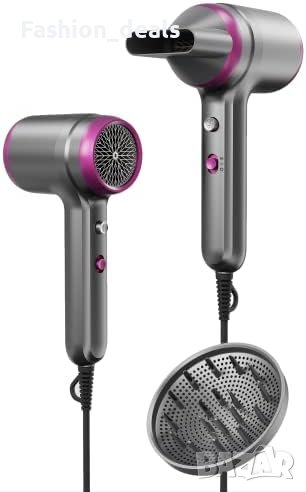 Нов Сешоар с дифузер за коса 1300W 2 скорости Жени Мъже Прическа, снимка 1