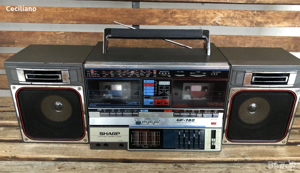 Радиокасетофон SHARP GF-780Z(D), снимка 1