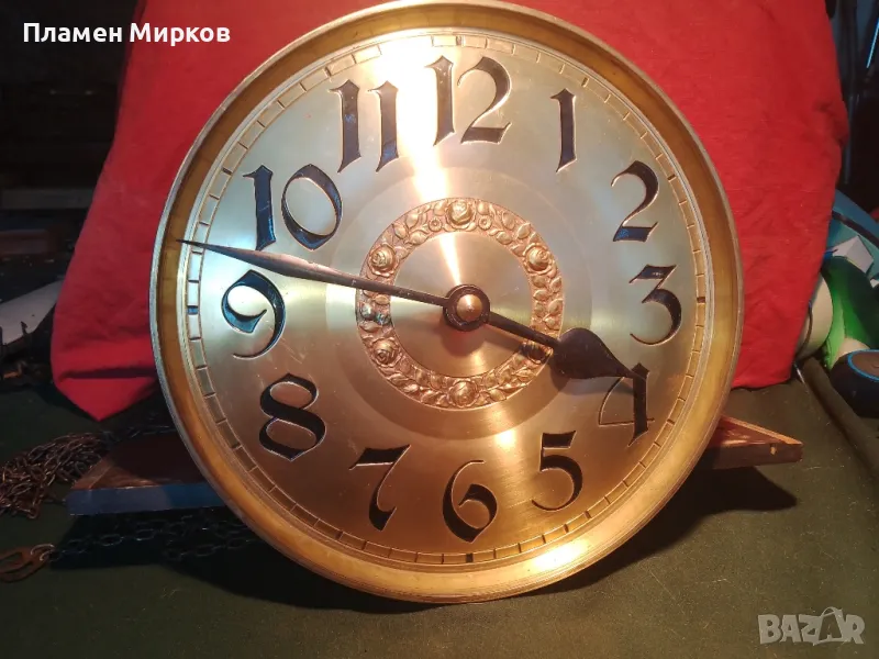 Механизъм от германски паркетен часовник, снимка 1