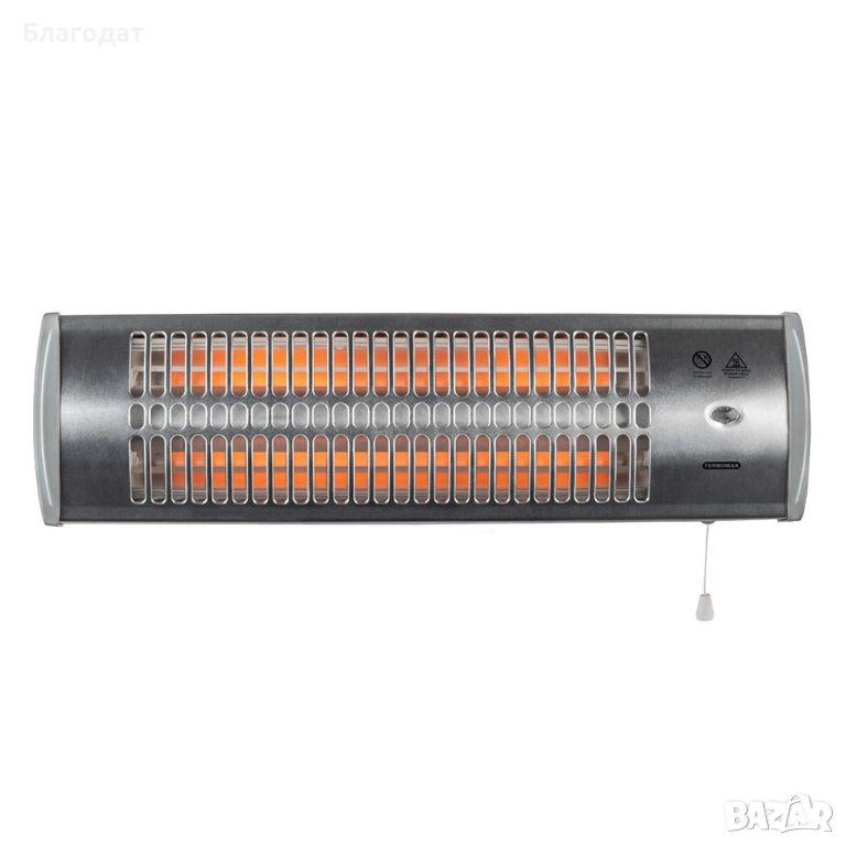 Кварцова печка Termomax TR12Q, 1200W, стенна, снимка 1