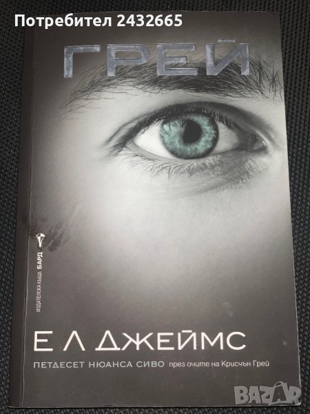 ГРЕЙ “ ( 50 нюанса сиво + ) = Е. Л. Джеймс в Художествена литература в ...