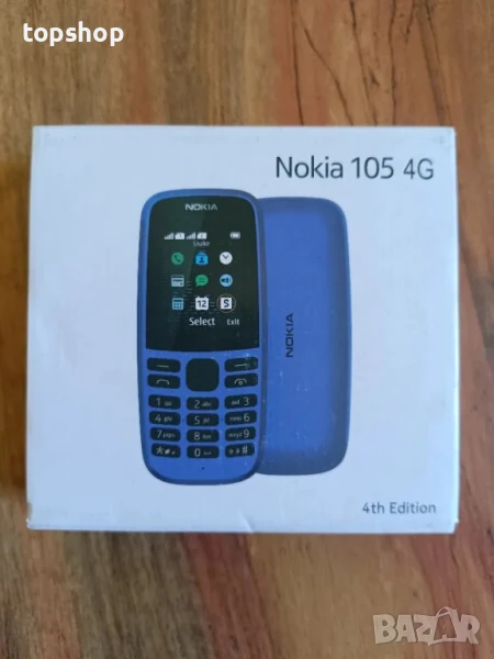 НОВ НЕИЗПОЛЗВАН телефон Nokia 105 4G, снимка 1