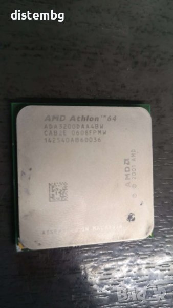 Процесор AMD Athlon 64 3200+ - ADA3200DAA4BW  s.939 , снимка 1