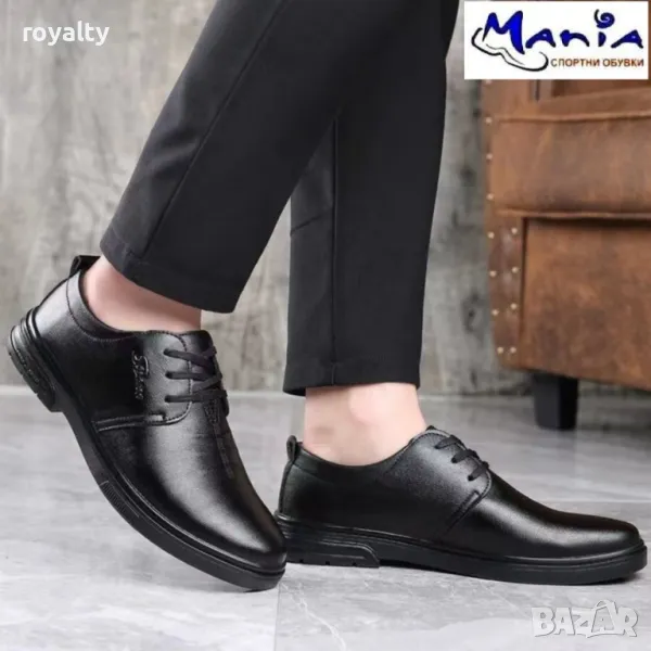 Мъжки официални обувки с връзки, снимка 1