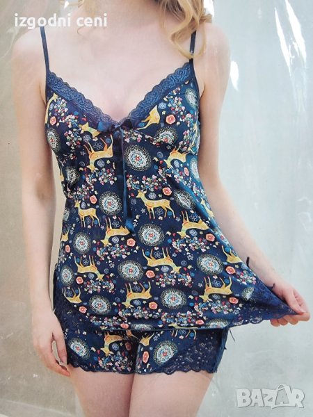 Красива пижама потник с боксерки - модел 14, снимка 1