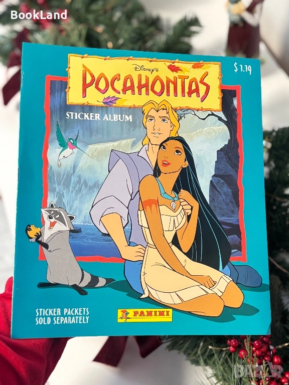 Pocahontas ретро чисто нови албуми за стикери на Panini, снимка 1