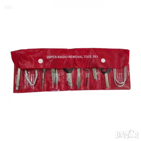 Комплект за демонтаж на радио, мултимедии 20 части, снимка 1