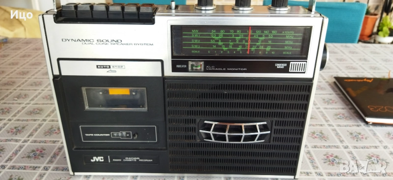 JVC радиокасетофон като нов., снимка 1