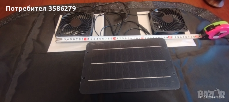 соларни вентилатори 2 броя, снимка 1