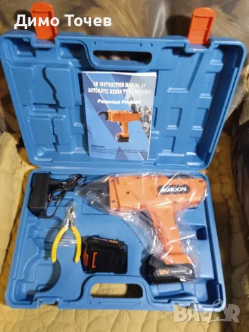 Машина-пистолет за връзване на арматура с 3 макари тел , снимка 2 - Други инструменти - 48231561