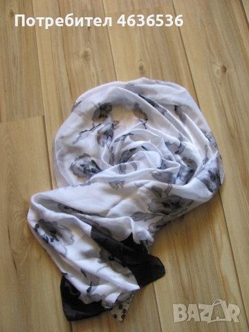Нов с етикет Дамски шал , 180х90см., снимка 8 - Шалове - 53258884