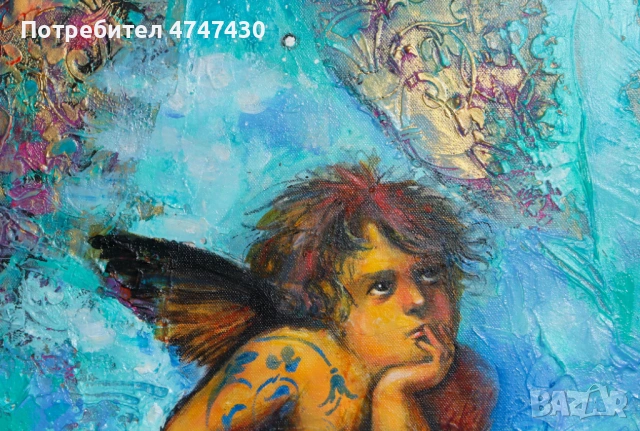 Ралица Бурова картина маслени бои, снимка 4 - Картини - 53617349