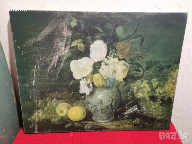 Руска картина И. Ф. Хруцкий, снимка 1 - Други ценни предмети - 41745376