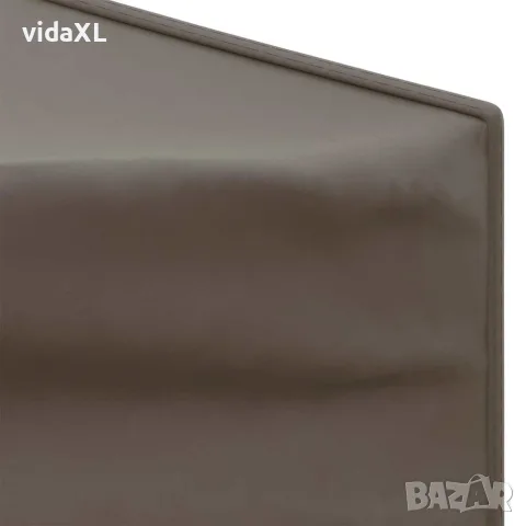 vidaXL Сгъваема парти палатка със странични стени, таупе, 3x3 м, снимка 5 - Палатки - 56148333