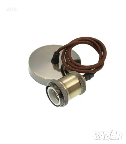 Пендел с кабел 1М Е27 VITO матово златно, снимка 1