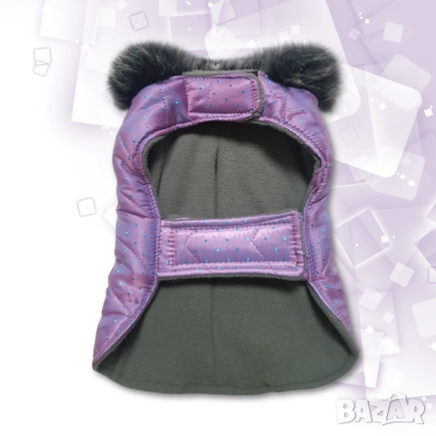 Лилаво яке за куче. Грейка за куче. Кучешки якета. Дрехи за кучета. Елек за куче , снимка 3 - За кучета - 43464599