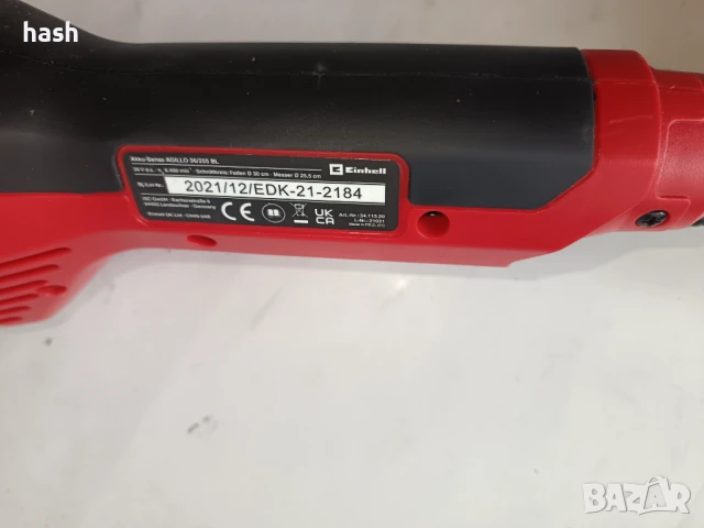 Акумулаторна коса EINHELL AGILLO 36/255 BL SOLO, снимка 9 - Други инструменти - 50656511