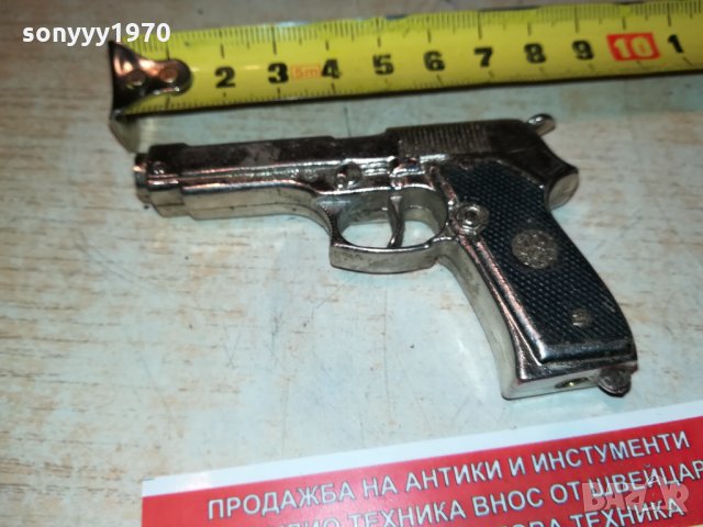 ПИЩОВ ЗАПАЛКА-МЕТАЛ 0810211835, снимка 5 - Антикварни и старинни предмети - 34396910