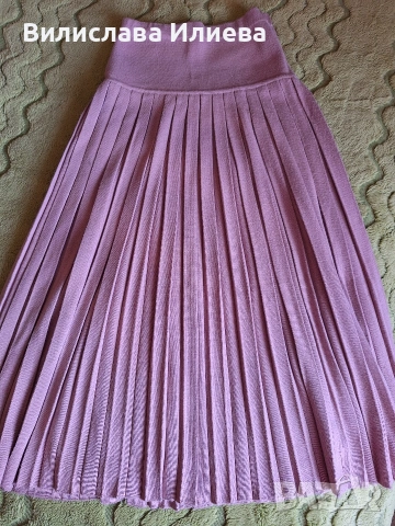 Дамска пола плисе, снимка 3 - Поли - 53634560